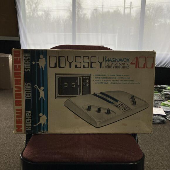 Odyssey 400 Magnavox Pong Consol 1976 Original Box MINT manual WORKING OEM POWER - Picture 1 of 12